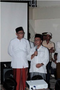 Paket SURYA Ketika mengadakan acara Istighosah dan zikir di kediaman calon Bupati Lombok Tengah.