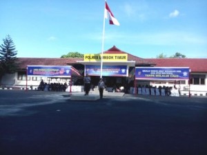Dirlantas Kombes Edi Sucito saat memimpin Apel 