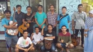 Pemuda Kawo yang tergabung dalam KTI"Kembang Komak" 