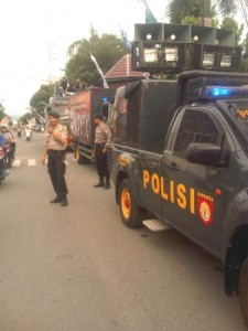 Polres Kota Bima Melalui Sat Sabhara Kota Bima dibawah Komando AKP Sugi Ansar kampanyekan Anti Narkoba