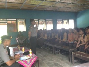 Salah satu kegiatan Dit Sabhara Polda NTB di salah satu Ponpes