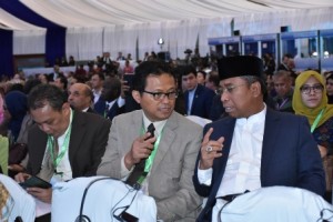Wagub NTB H.Muh Amin SH, M.Si saat mengikuti sidang tahunan IDB (Islamic Developmen Bank