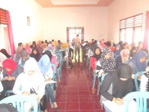 Peserta yang mengikuti Try Out SBMPTN