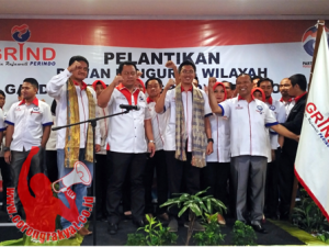 Foto Bersama saat pelantikan DPW Garda Rajawali Perindo NTB 