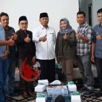Pengurus AMSI NTB bersama Bupati Lotim