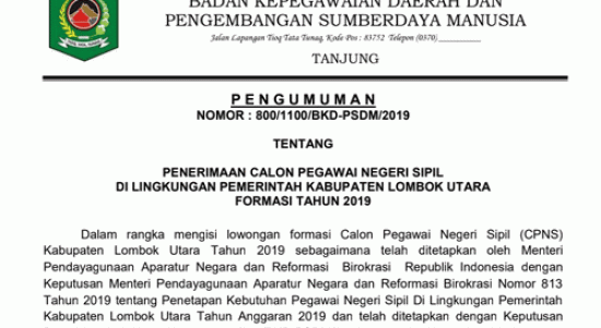 CPNS KLU 2019